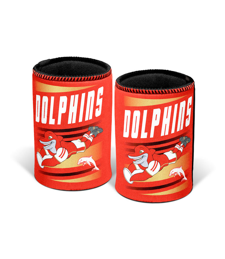 Dolphins Retro Can Cooler