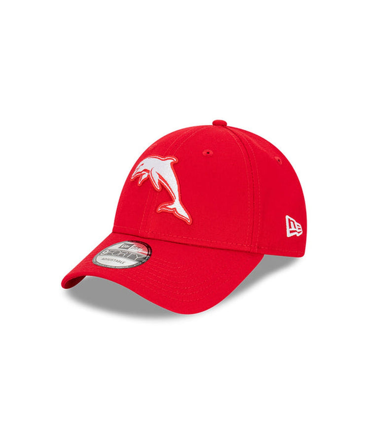 Dolphins Red 9Forty Cloth Strap Cap