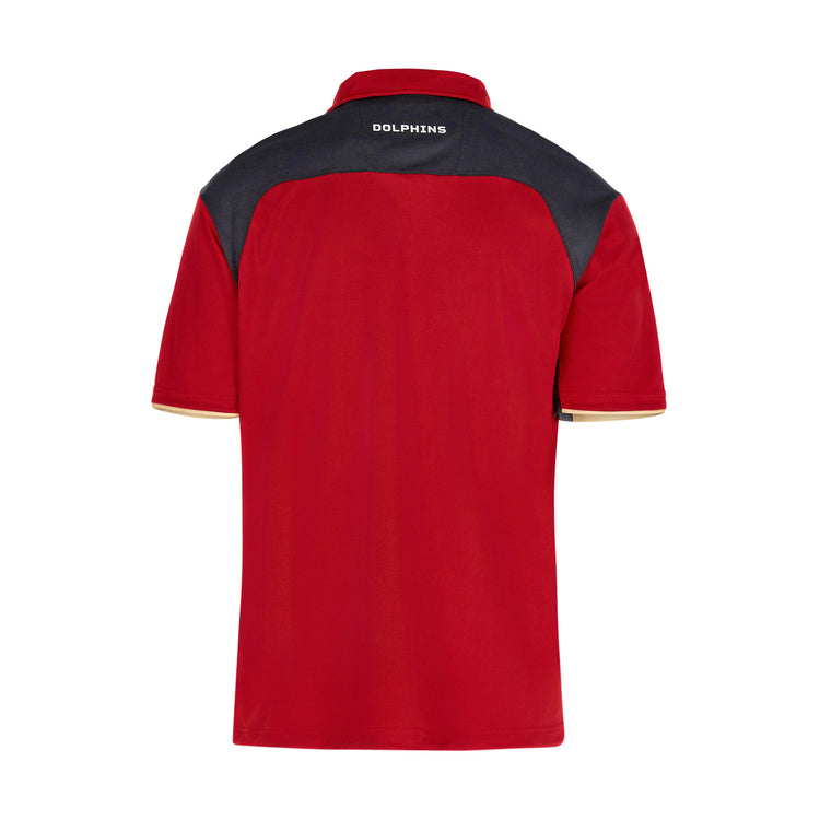 Dolphins 2027 Womens Red Polo