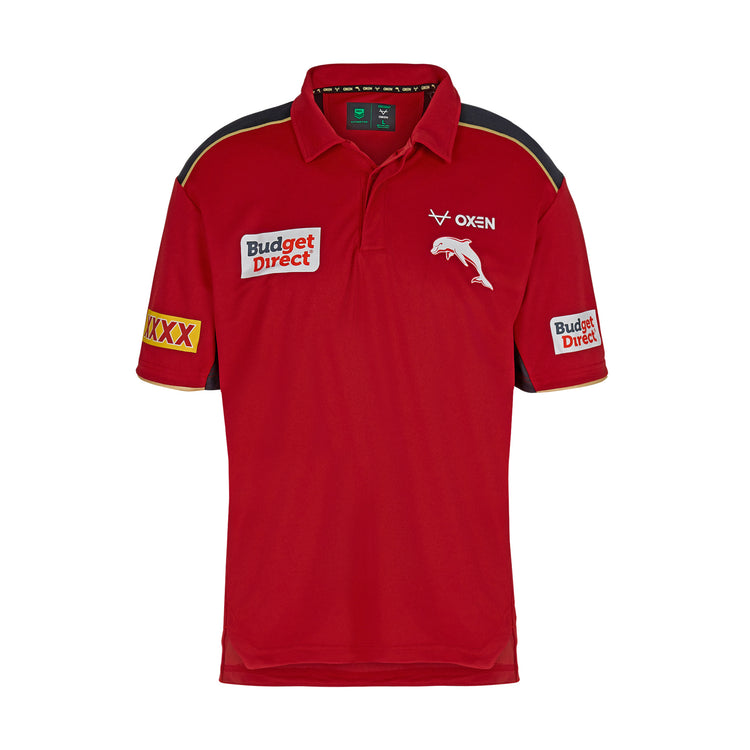 Dolphins 2027 Womens Red Polo