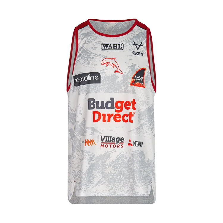 Dolphins 2027 Youth White Training Singlet